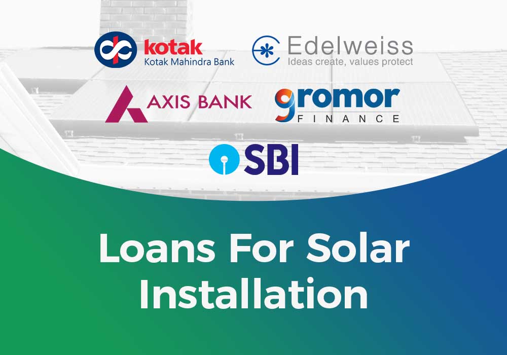 Loans for solar power plant in india