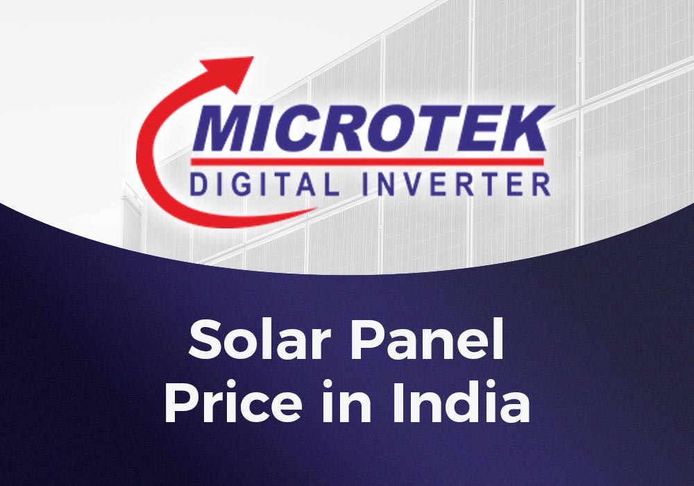 Microtek Solar Panel Price in India